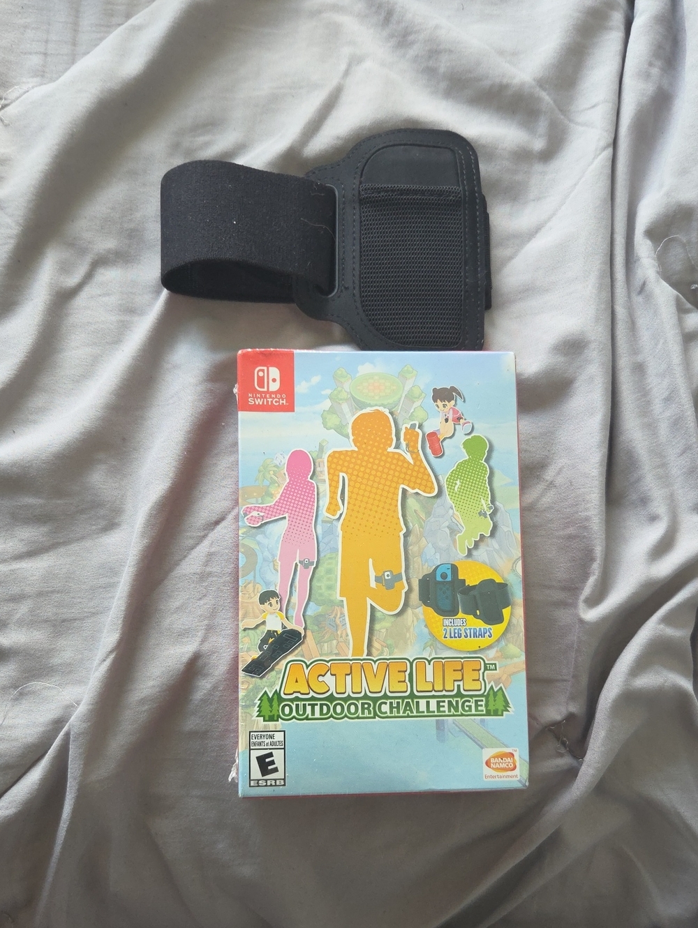 Nintendo Active Life: Outdoor Challenge with Black Leg Strap Plus 6 More Games